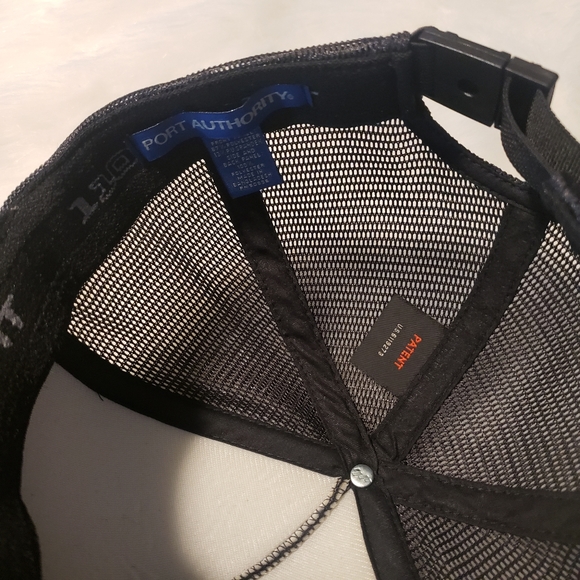 Port Authority Foam Outdoor Black Trucker Hat - Picture 4 of 8